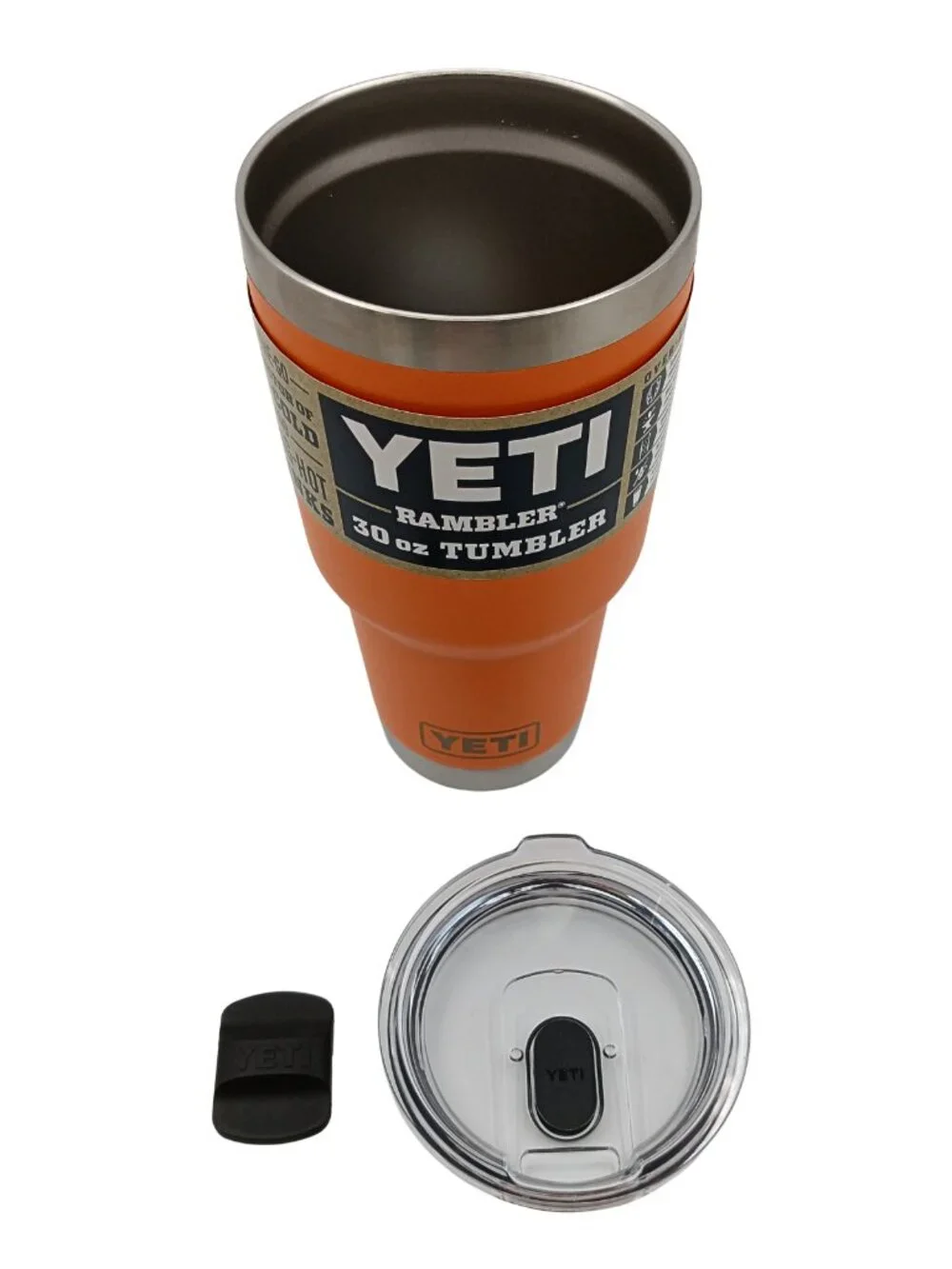 Rare & Discontinued YETI Rambler 30 oz King Crab Orange Tumbler w/MagSlider Lid